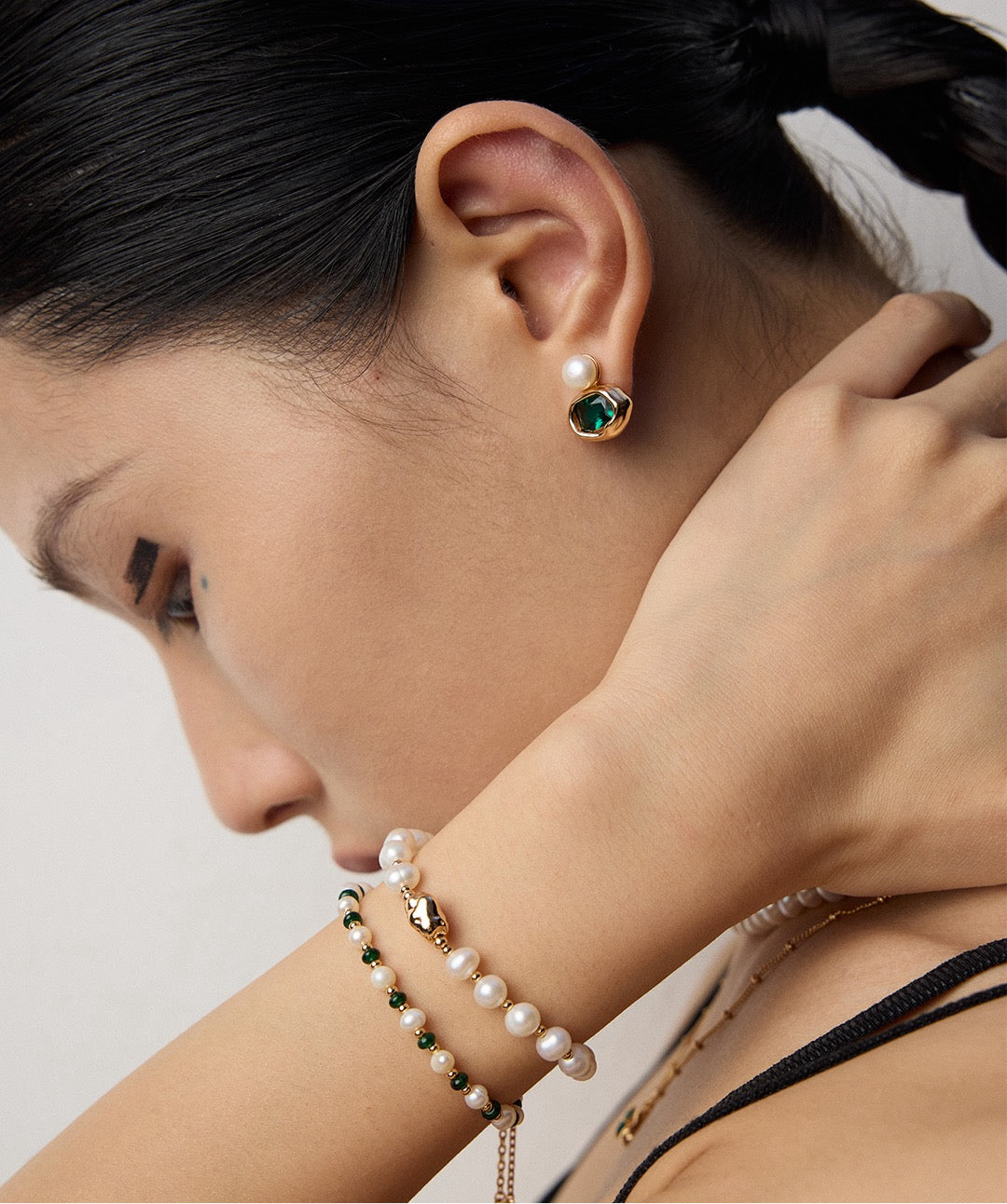 S925 Silver Minimalist Natural Pearl Bracelet