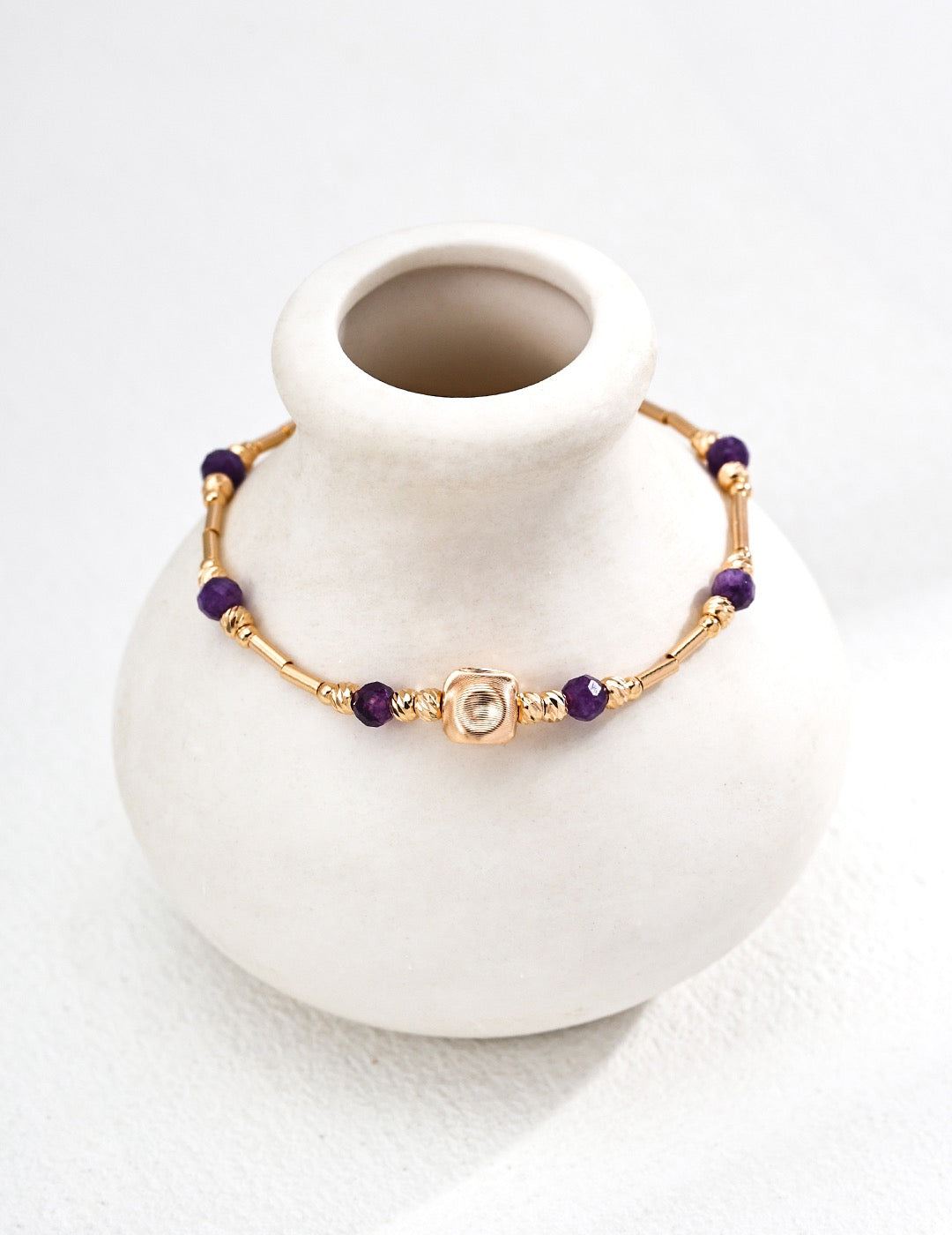 Prosperity S925 Sterling Silver Bracelet with Amethyst