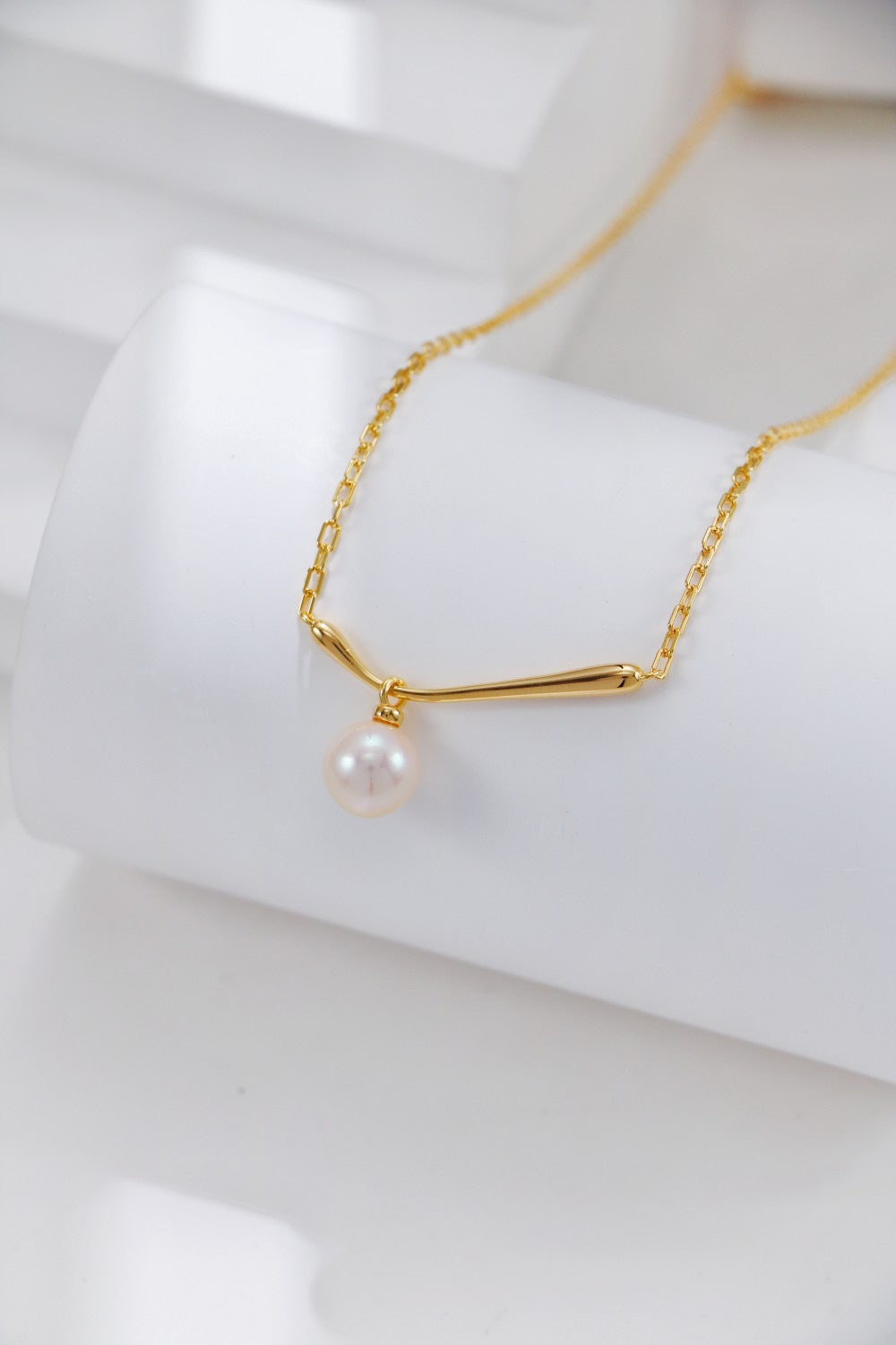 S925 Sterling Silver Pearl Necklace