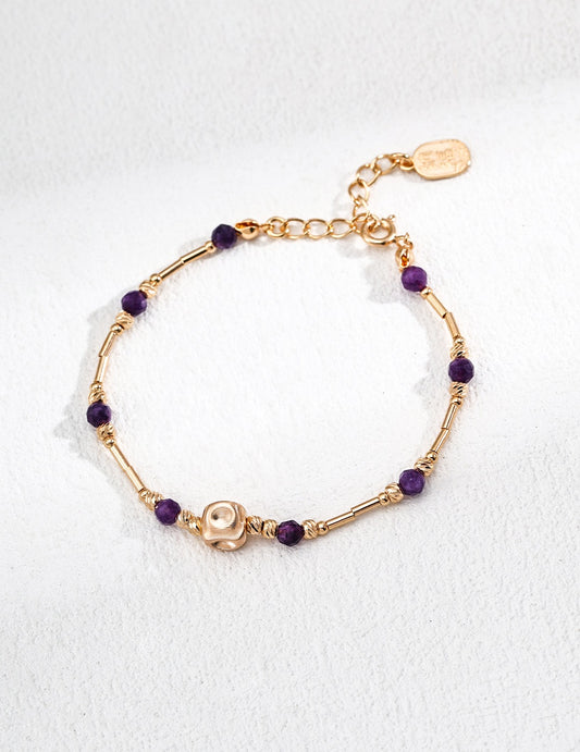 Prosperity S925 Sterling Silver Bracelet with Amethyst