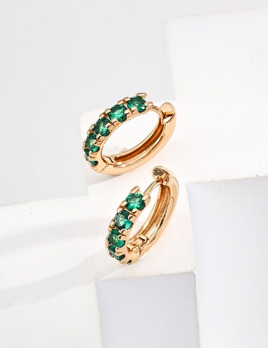 S925 Silver Minimalist Zircon Earrings