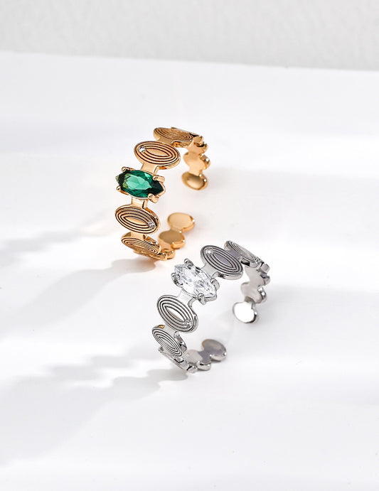S925 Silver Statement Ring