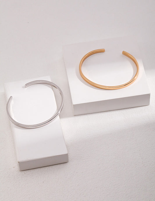 Polished Sterling Silver Bangle