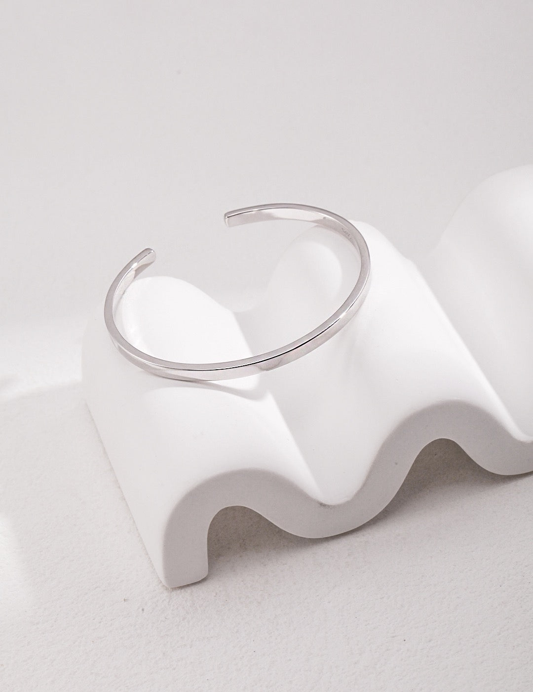 Polished Sterling Silver Bangle